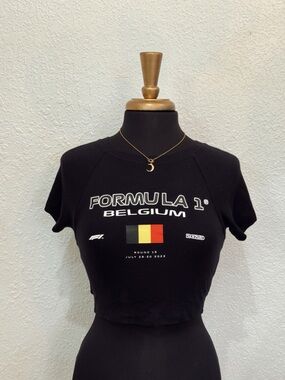 PacSun Black Formula 1 Graphic Tee